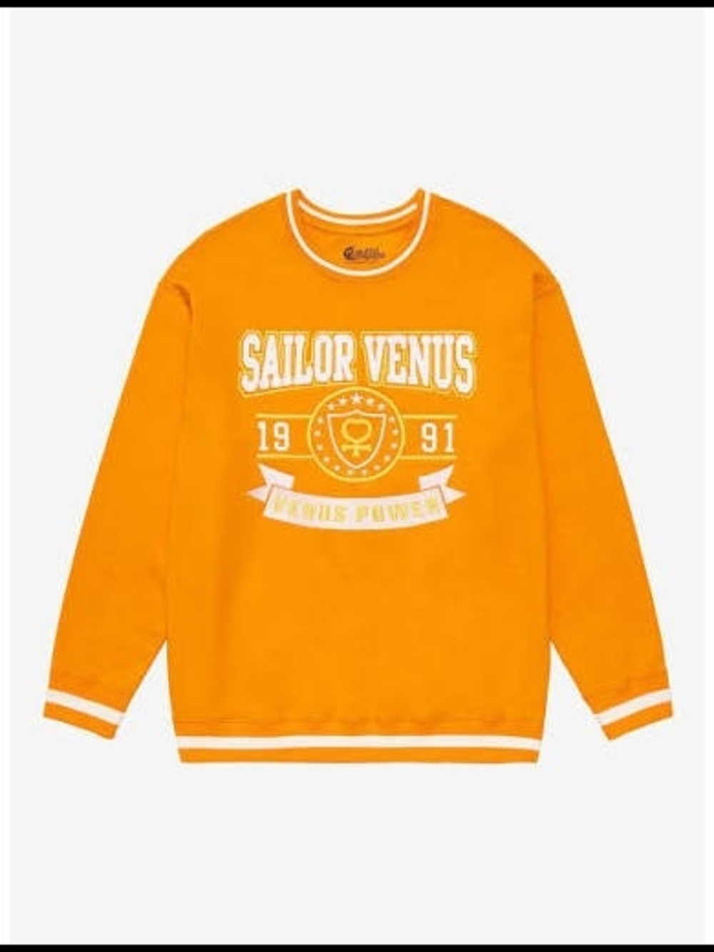 Sailor Venus Orange Graphic Crewneck Sweatshirt Boxlunch
